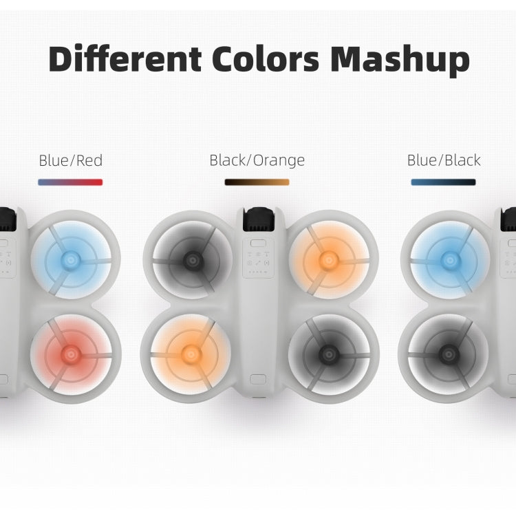 For DJI Neo Sunnylife 2016S Drone Color 3-Blade Propeller, Quantity:2 pairs(Orange) - free shipping - PMC TechLife - Order now!