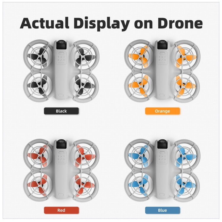 For DJI Neo Sunnylife 2016S Drone Color 3-Blade Propeller, Quantity:2 pairs(Black) - free shipping - PMC TechLife - Order now!