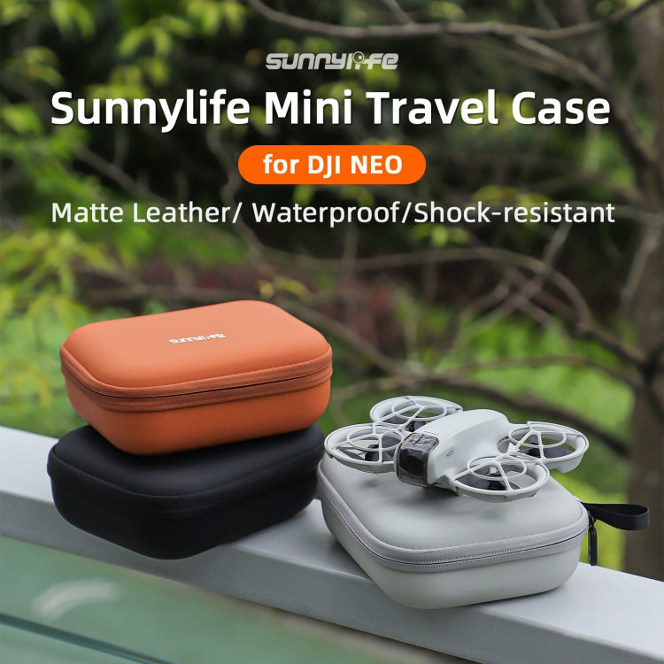 For DJI Neo Sunnylife Body Storage Case Box Suitcase(Orange) - free shipping - PMC TechLife - Order now!