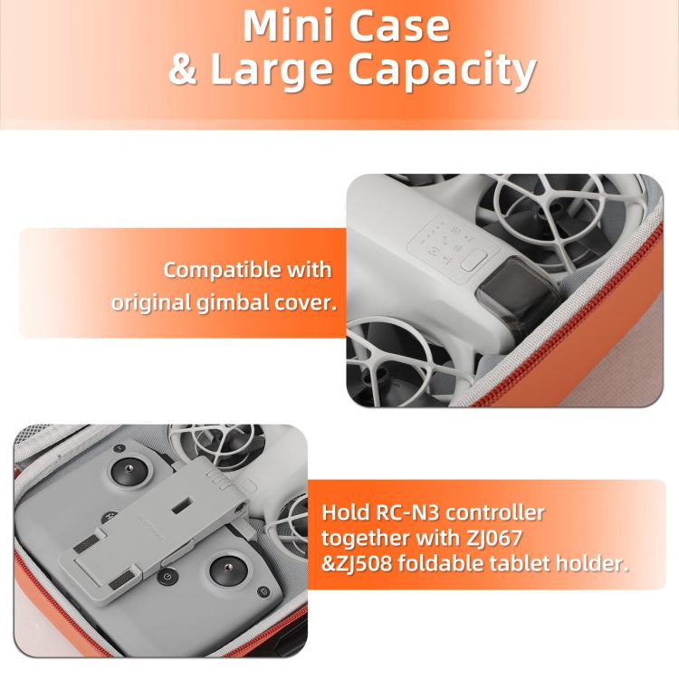 For DJI Neo Sunnylife Drone Batteries Kit Storage Case Box Suitcase(White) - free shipping - PMC TechLife - Order now!
