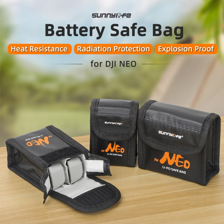 For DJI Neo Sunnylife Battery Explosion-proof Safe Bag Protective Li-Po Safe Bag(For 1pc Battery) - free shipping - PMC TechLife - Order now!