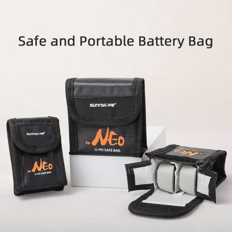 For DJI Neo Sunnylife Battery Explosion-proof Safe Bag Protective Li-Po Safe Bag(For 1pc Battery) - free shipping - PMC TechLife - Order now!