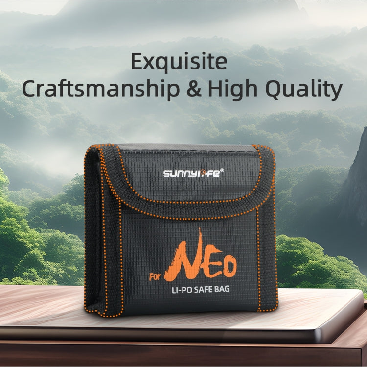For DJI Neo Sunnylife Battery Explosion-proof Safe Bag Protective Li-Po Safe Bag(For 2pcs Batteries) - free shipping - PMC TechLife - Order now!