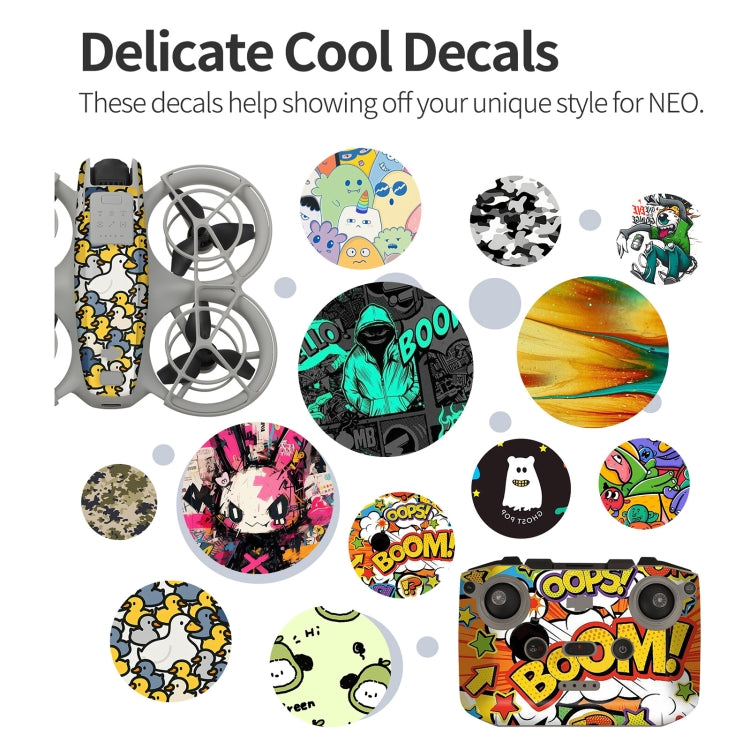 For DJI Neo Drone Body Remote Control Protective Sticker(Cute Ducks) - free shipping - PMC TechLife - Order now!