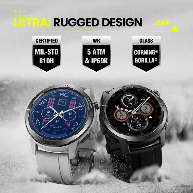 Zeblaze Stratos 3 Ultra 1.43 inch Screen Rugged Outdoor Sports GPS Smart Watch(Moon White) - free shipping - PMC TechLife - Order now!