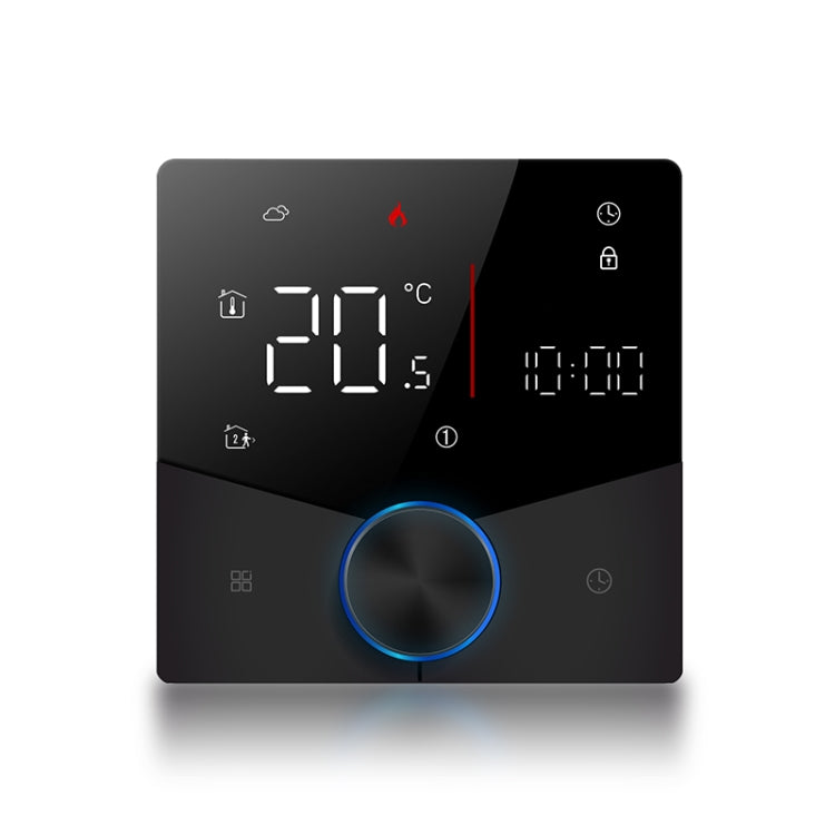 BHT-009GALW-MT Water Heating WiFi Smart Home LED Thermostat with Matter(Black) - Thermostat & Thermometer by PMC Jewellery | Online Shopping South Africa | PMC Jewellery | Buy Now Pay Later Mobicred
