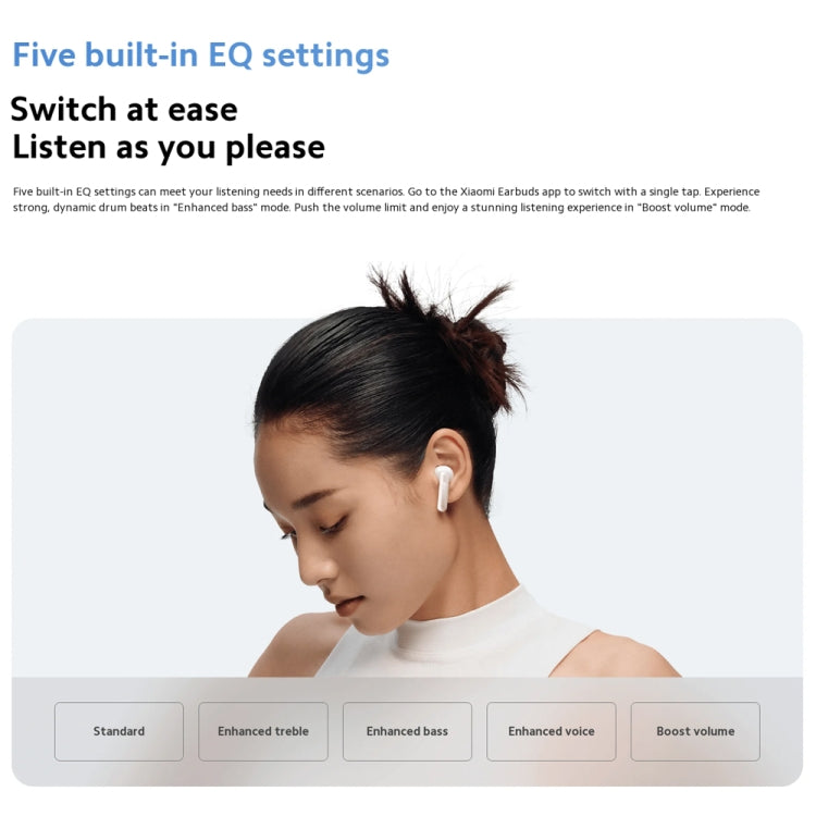 Original Xiaomi Redmi Buds 6 Active BT5.4 In-ear True Wireless Earbuds(White) - free shipping - PMC Jewellery - Order now!