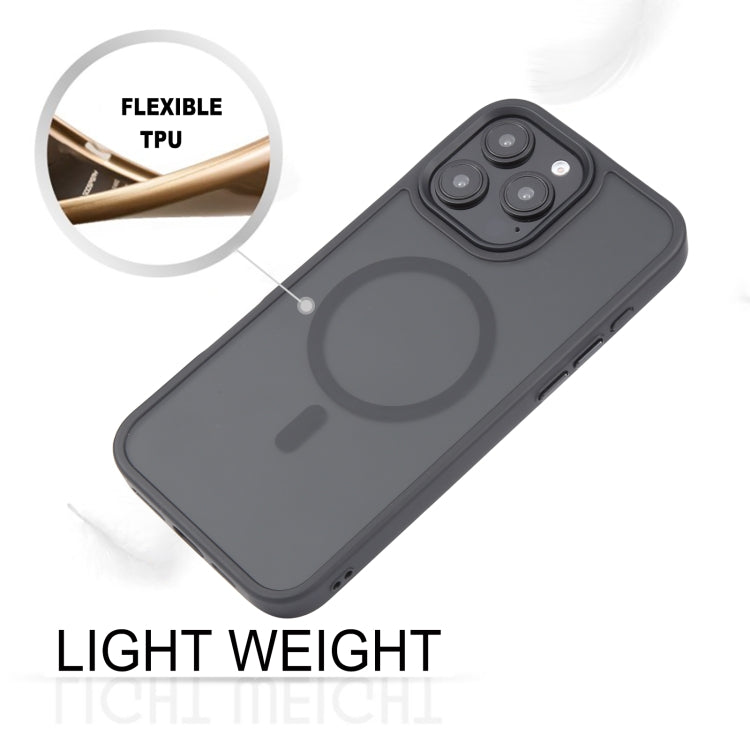 For iPhone 16 Pro GEBEI Skin Feel MagSafe Magnetic Phone Case(Black) -  by GEBEI | Online Shopping South Africa | PMC Jewellery | Buy Now Pay Later Mobicred