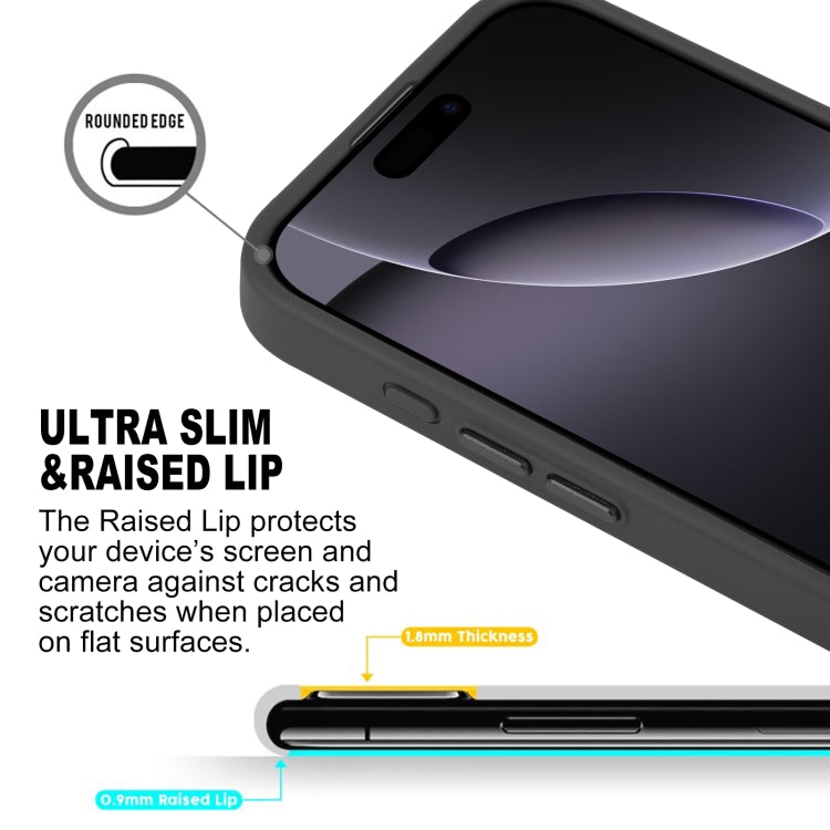 For iPhone 16 Pro GEBEI Skin Feel MagSafe Magnetic Phone Case(Black) -  by GEBEI | Online Shopping South Africa | PMC Jewellery | Buy Now Pay Later Mobicred