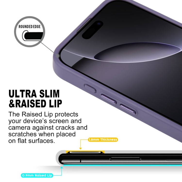 For iPhone 16 Pro Max GEBEI Skin Feel MagSafe Magnetic Phone Case(Purple) - free shipping - PMC Jewellery - Order now!