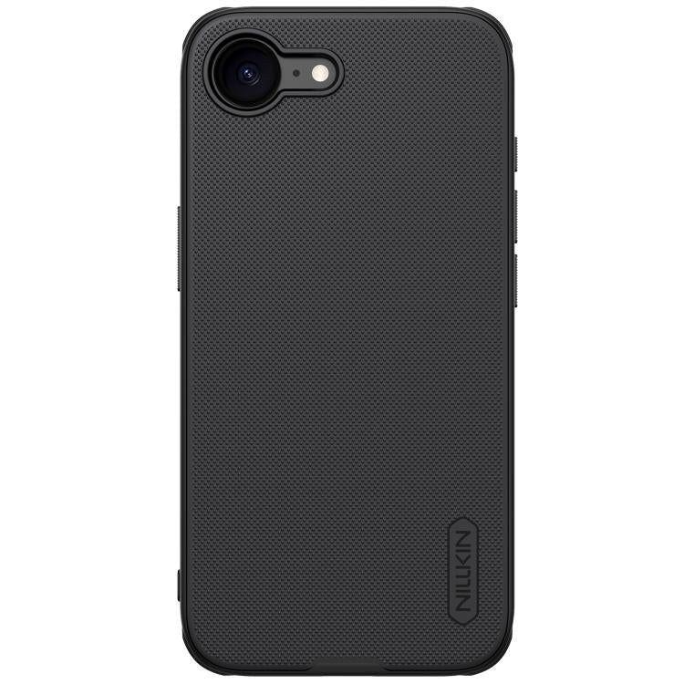 For iPhone 16e NILLKIN Frosted Shield Pro PC + TPU Phone Case(Black) - iPhone 16e Cases by NILLKIN | Online Shopping South Africa | PMC TechLife | Buy Now Pay Later Mobicred