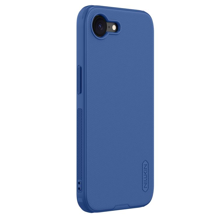 For iPhone 16e NILLKIN Frosted Shield Pro PC + TPU Phone Case(Blue) - free shipping - PMC TechLife - Order now!