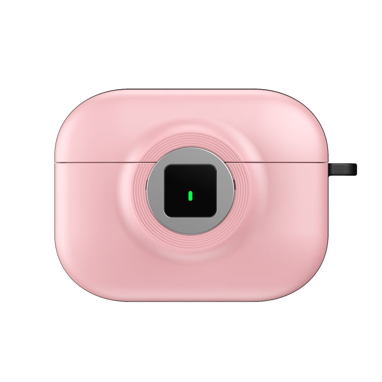 For AirPods Pro 2 Camera Series PC + TPU Headset Shockproof Carbon Fibre Case(Pink) - free shipping - PMC Jewellery - Order now!