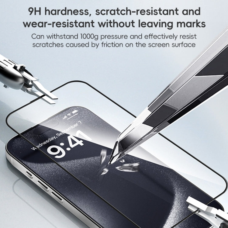 For iPhone 16 Pro Max ZGA 0.33mm 2.5D Anti-static HD Tempered Glass Film - free shipping - PMC Jewellery - Order now!
