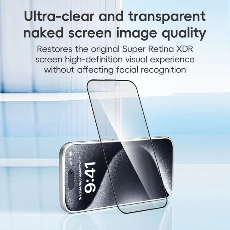 For iPhone 16 Pro Max ZGA 0.33mm 2.5D Anti-static HD Tempered Glass Film - free shipping - PMC Jewellery - Order now!