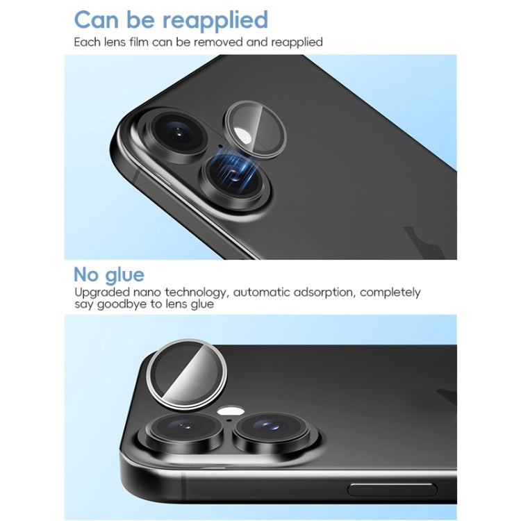 For iPhone 16 / 16 Plus ZGA AR Eagle Eye Phone Lens Film(Silver) - iPhone 16 Plus Tempered Glass by ZGA | Online Shopping South Africa | PMC Jewellery | Buy Now Pay Later Mobicred