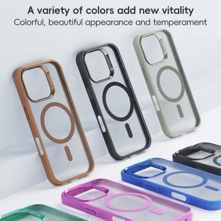 For iPhone 16 Pro Max ZGA Magsafe Frosted PC Hybrid TPU Phone Case(Grey) - iPhone 16 Pro Max Cases by ZGA | Online Shopping South Africa | PMC Jewellery | Buy Now Pay Later Mobicred