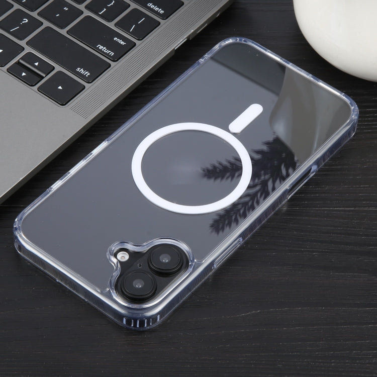 For iPhone 16 GEBEI MagSafe Magnetic Transparent Phone Case(Transparent) - free shipping - PMC Jewellery - Order now!