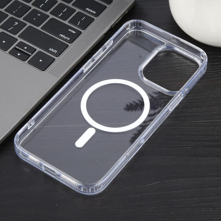 For iPhone 16 Pro GEBEI MagSafe Magnetic Transparent Phone Case(Transparent) - free shipping - PMC Jewellery - Order now!