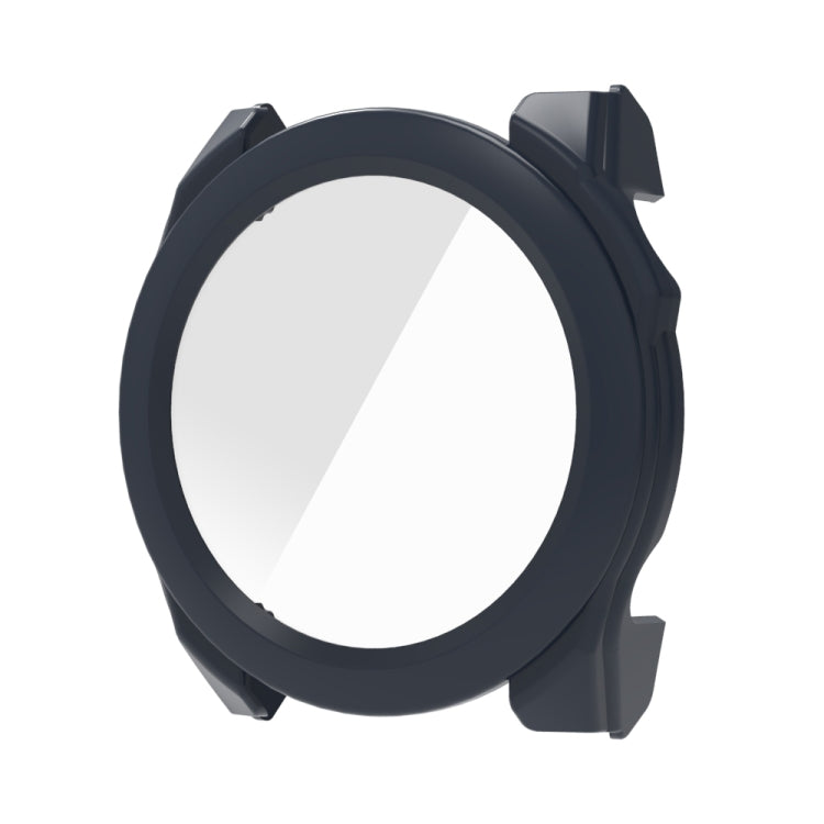 For Garmin Fenix 8 AMOLED 51mm Tempered Glass Film Integrated PC Watch Protective Case(Midnight Blue) - Watch Cases by PMC TechLife | Online Shopping South Africa | PMC TechLife | Buy Now Pay Later Mobicred