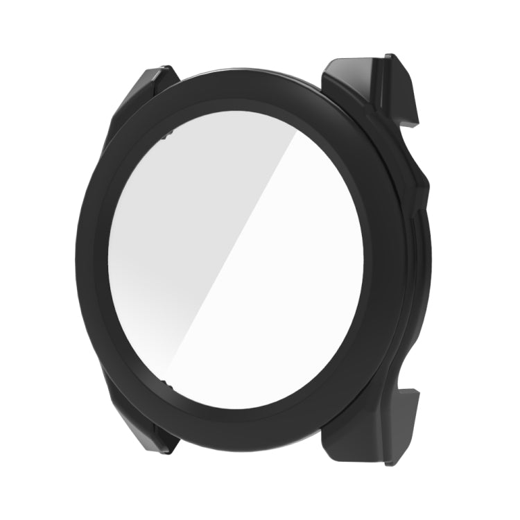 For Garmin Fenix 8 AMOLED 47mm Tempered Glass Film Integrated PC Watch Protective Case(Black) - Watch Cases by PMC TechLife | Online Shopping South Africa | PMC TechLife | Buy Now Pay Later Mobicred