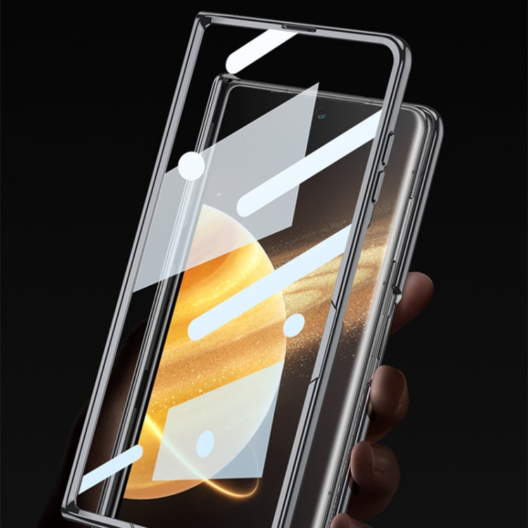 For Honor Magic V3 GKK Integrated Magnetic Fold Hinge AG Phantom Shockproof Phone Case(Black) - free shipping - PMC Jewellery - Order now!