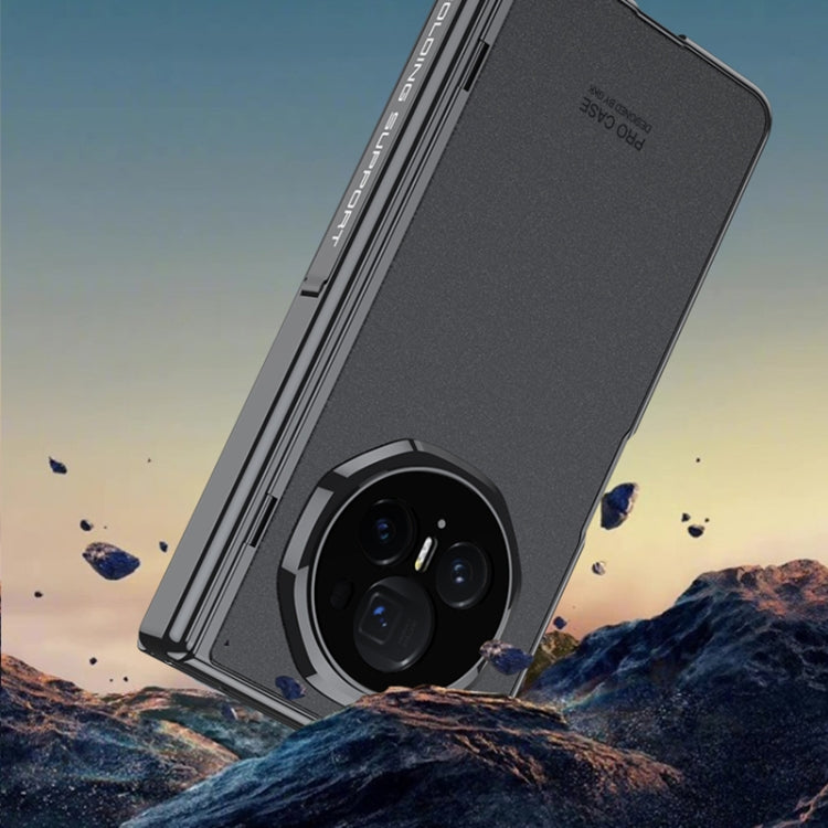 For Honor Magic V3 GKK Integrated Magnetic Fold Hinge AG Phantom Shockproof Phone Case(Silver) - free shipping - PMC Jewellery - Order now!