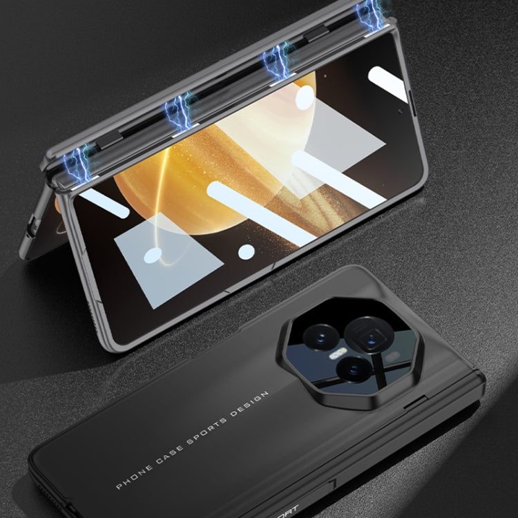 For Honor Magic V3 GKK Integrated Magnetic Blade Ultra-thin Full Coverage Phone Case(Black) - free shipping - PMC Jewellery - Order now!