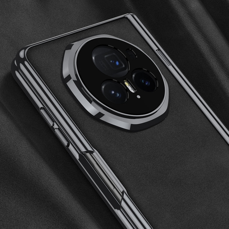 For Honor Magic V3 GKK Integrated Magnetic Fold Hinge Leather Shockproof Phone Case(Matte Black) - free shipping - PMC Jewellery - Order now!