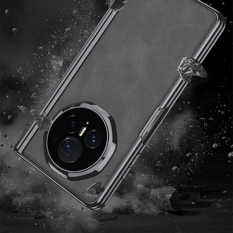 For Honor Magic Vs3 GKK Integrated Magnetic Fold Hinge Leather Shockproof Phone Case(Matte Green) - free shipping - PMC Jewellery - Order now!