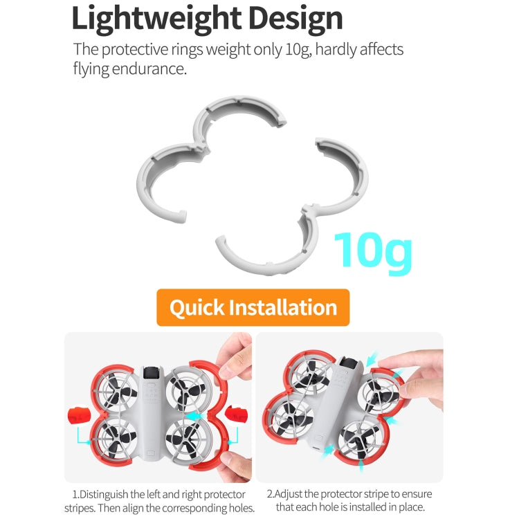 For DJI Neo Sunnylife Propeller Protective Guard Anti-collision Ring Cover(Grey) - free shipping - PMC TechLife - Order now!