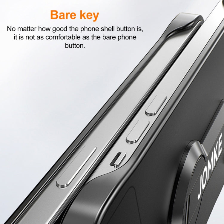 For Redmi K70 Pro Baking Varnish 360 Rotate Holder No Frame PC Phone Case(Black) - Xiaomi Cases by PMC Jewellery | Online Shopping South Africa | PMC Jewellery | Buy Now Pay Later Mobicred