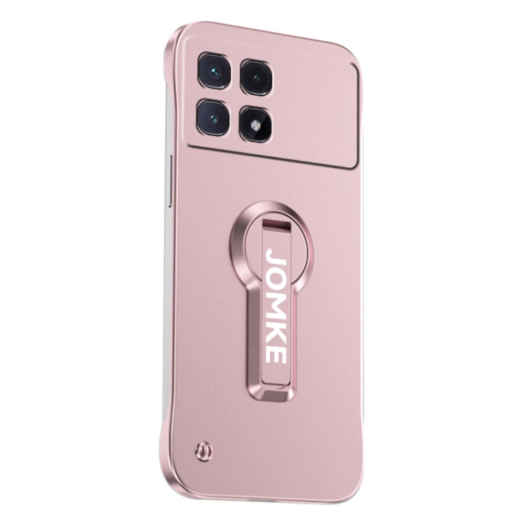 For Redmi K70 Ultra Baking Varnish 360 Rotate Holder No Frame PC Phone Case(Pink) - free shipping - PMC Jewellery - Order now!