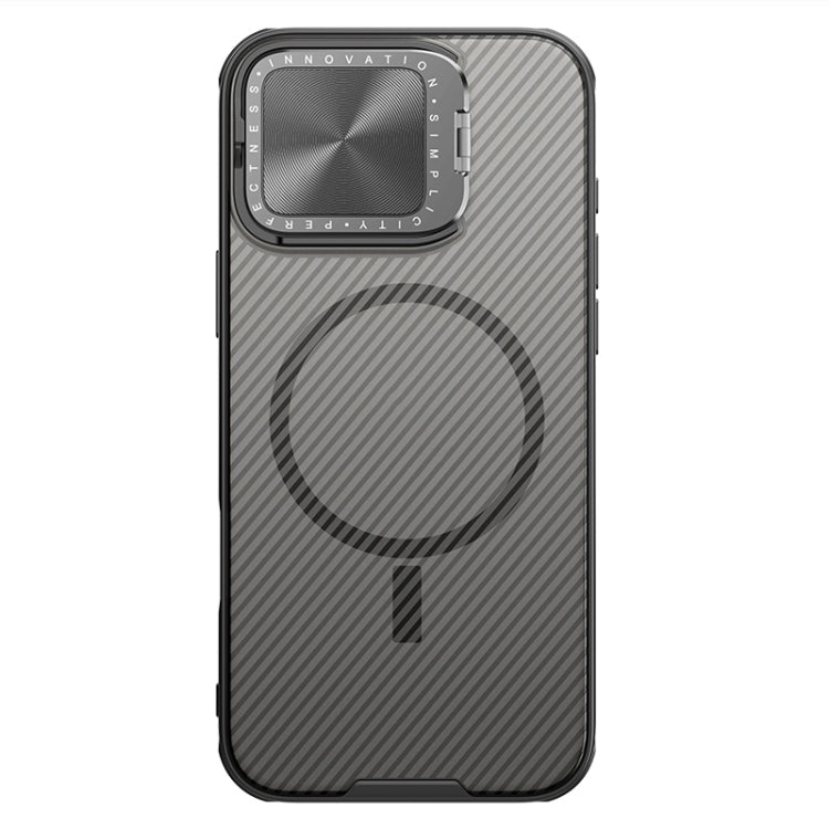 For iPhone 16 Pro NILLKIN CamShield Prop MagSafe Magnetic Translucent PC Phone Case(Black) - free shipping - PMC Jewellery - Order now!