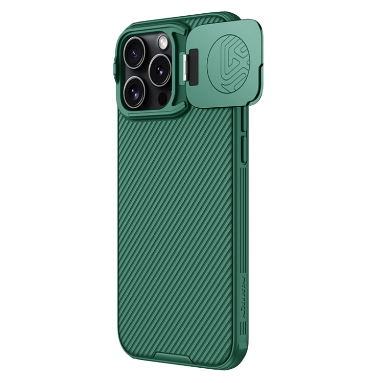 For iPhone 16 Pro Max NILLKIN CamShield Prop MagSafe Magnetic PC Phone Case(Green) - free shipping - PMC Jewellery - Order now!