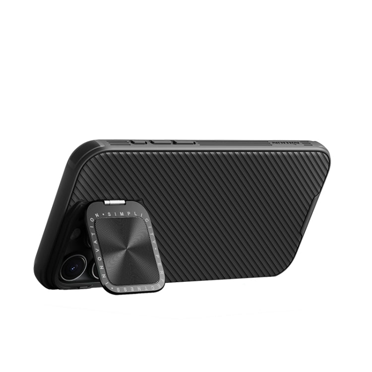 For iPhone 16 Pro Max NILLKIN Black Mirror Prop CD Texture Mirror Phone Case(Black) - free shipping - PMC Jewellery - Order now!