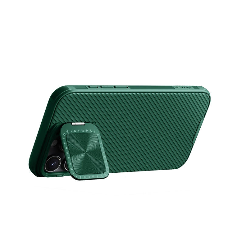 For iPhone 16 Pro Max NILLKIN Black Mirror Prop CD Texture Mirror Phone Case(Green) - free shipping - PMC Jewellery - Order now!
