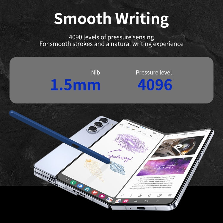 For Samsung Galaxy Z Fold6 / 5 / 4 / 3 Electromagnetic Stylus Pen with Pen Slot(Blue) - Stylus Pen by PMC TechLife | Online Shopping South Africa | PMC TechLife | Buy Now Pay Later Mobicred