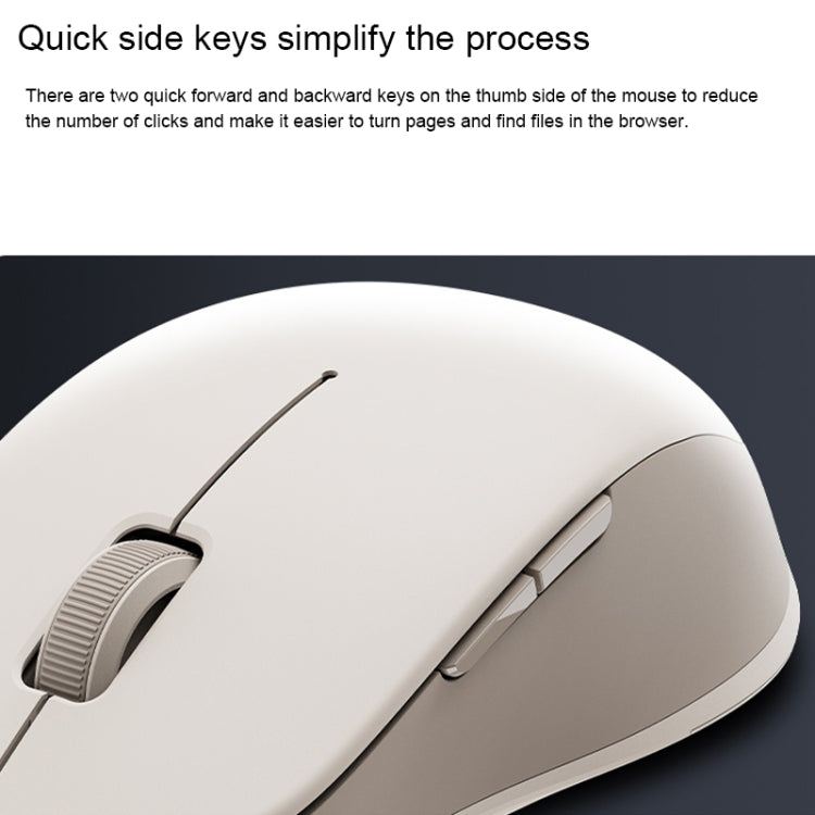 Original Xiaomi XMSMSB01YM 1200DPI Bluetooth Dual Mode Wireless Mouse 2(Beige) - free shipping - PMC Jewellery - Order now!