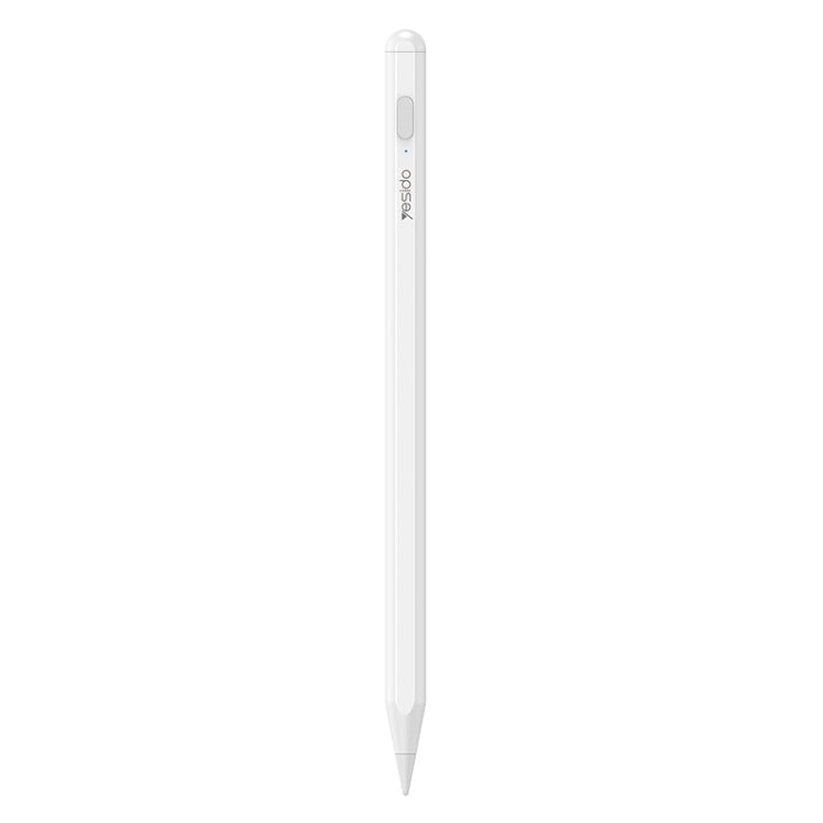 Yesido ST15 Anti-mistouch Magnetic Adhesive Active Universal Capacitive Stylus Pen(White) - free shipping - PMC Jewellery - Order now!