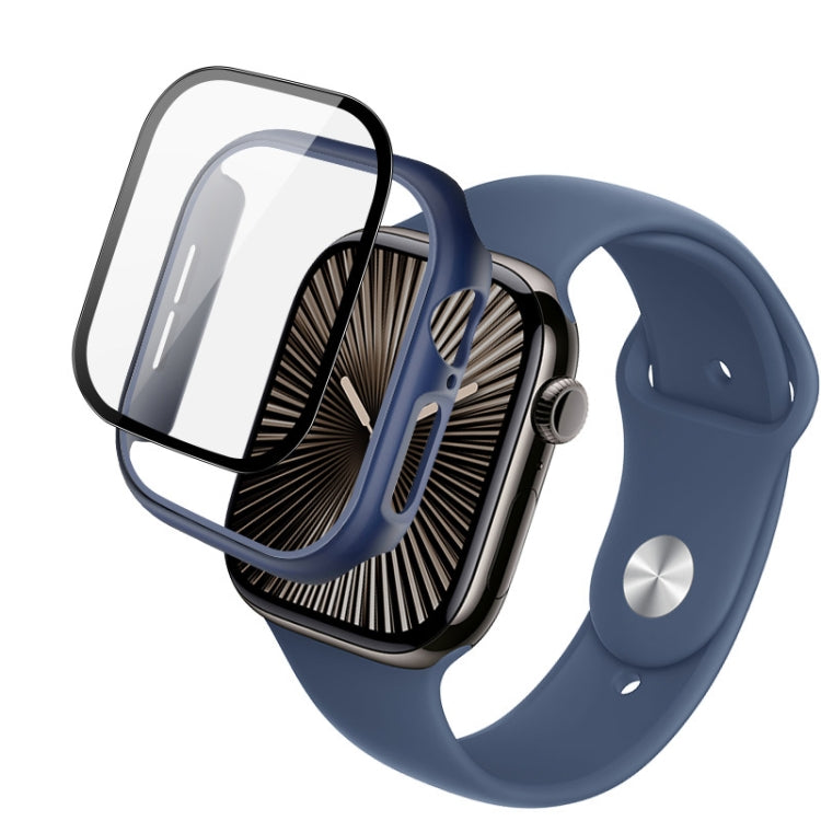 For Apple Watch Series 10 42mm imak Integrated Watch Case with Film(Blue) - free shipping - PMc TechLife - Order now!