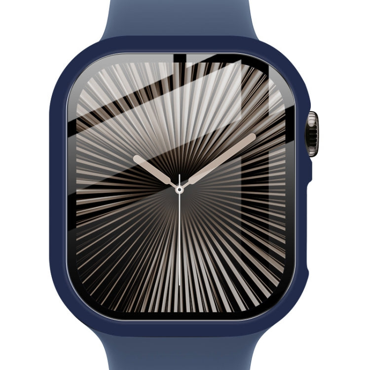 For Apple Watch Series 10 42mm imak Integrated Watch Case with Film(Blue) - free shipping - PMc TechLife - Order now!