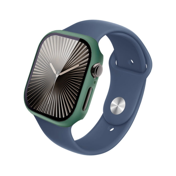 For Apple Watch Series 10 46mm imak Integrated Watch Case with Film(Green) - free shipping - PMc TechLife - Order now!