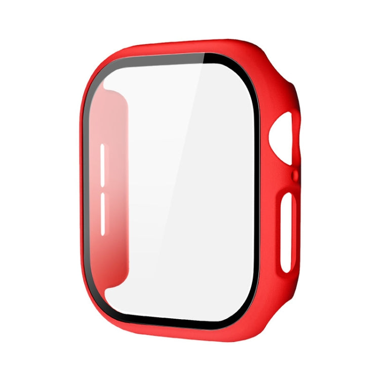For Apple Watch Series 10 46mm imak Integrated Watch Case with Film(Red) - free shipping - PMc TechLife - Order now!