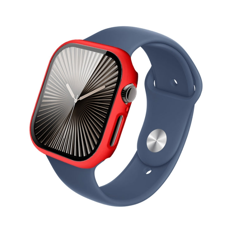 For Apple Watch Series 10 46mm imak Integrated Watch Case with Film(Red) - free shipping - PMc TechLife - Order now!