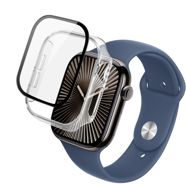 For Apple Watch Series 10 46mm imak Integrated Watch Case with Film(Transparent) - Watch Cases by imak | Online Shopping South Africa | PMc TechLife | Buy Now Pay Later Mobicred