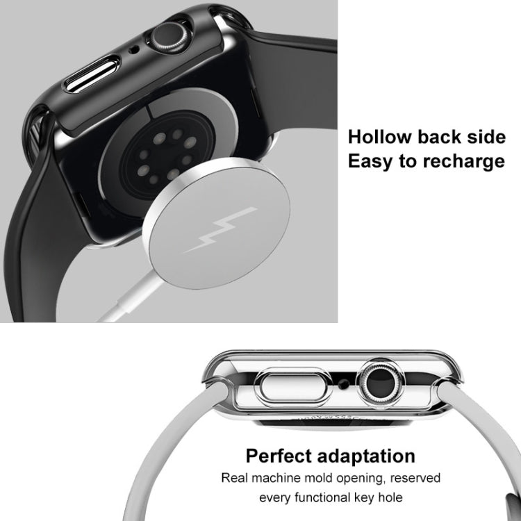 For Apple Watch Series 10 46mm imak Integrated Watch Case with Film(Titanium Gold) - free shipping - PMc TechLife - Order now!