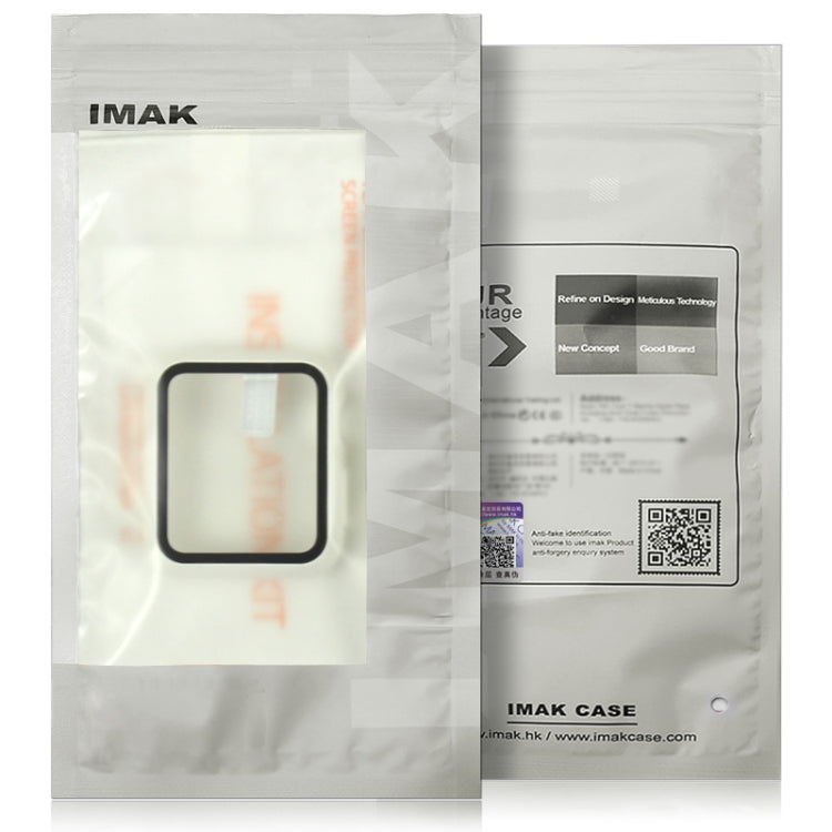 For Apple Watch Series 10 46mm imak Integrated Watch Case with Film(Black) - free shipping - PMc TechLife - Order now!