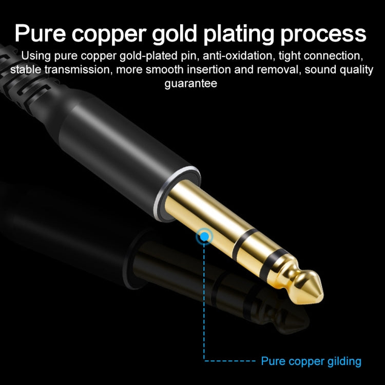 6.35mm to XRL Canon Female Dual Channel Microphone Audio Cable, Length:10m(Black) - free shipping - PMC Jewellery - Order now!