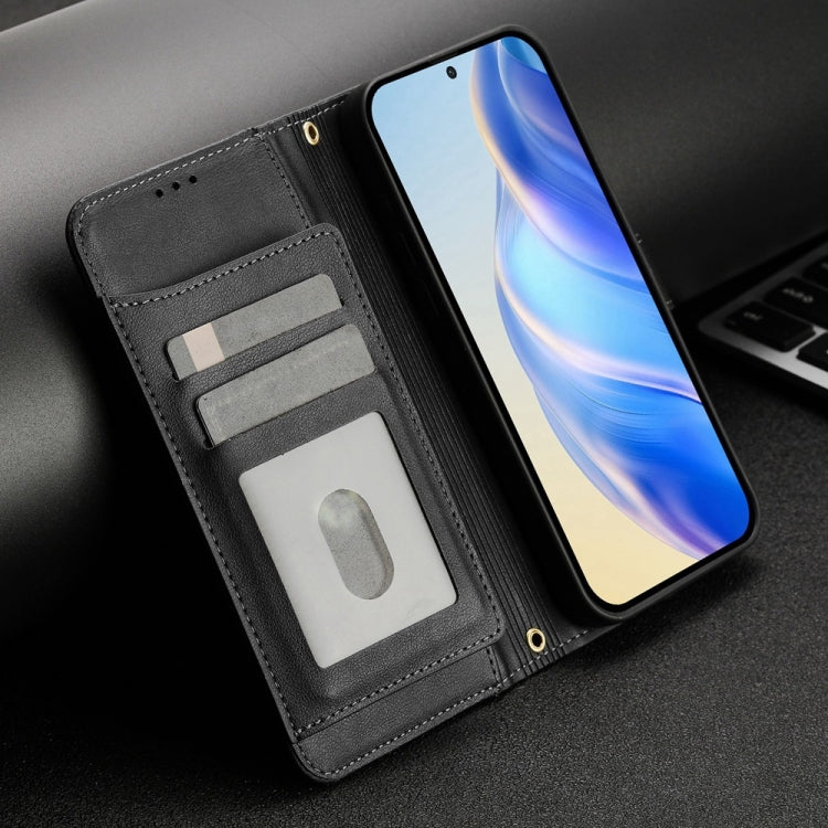 For iPhone 16e Multi-Card Slots Zipper Wallet Leather Phone Case(Black) - iPhone 16e Cases by PMC TechLife | Online Shopping South Africa | PMC TechLife | Buy Now Pay Later Mobicred